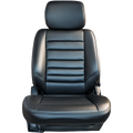 EliteDrive ED700 Premium Leather Seat – Black Finish